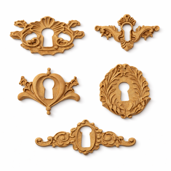 Schlüsselloch Set aus Holz (5 Stk.) Dart100