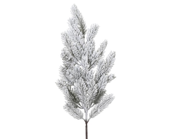 Deko Zweig mit Schnee - 63cm K684938