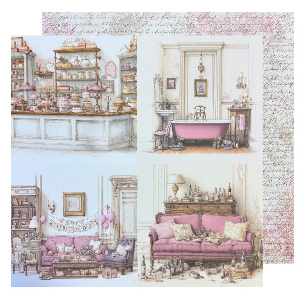 Designpapier "Theodor" 3 LBA355