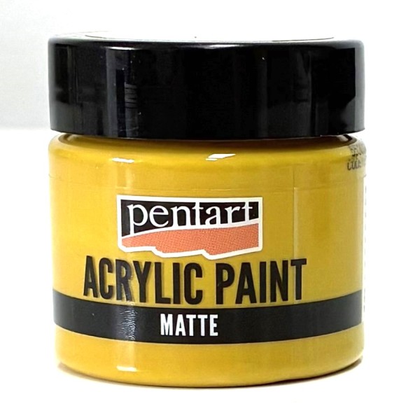 Acrylfarbe matt - Ocker - 50ml P1899