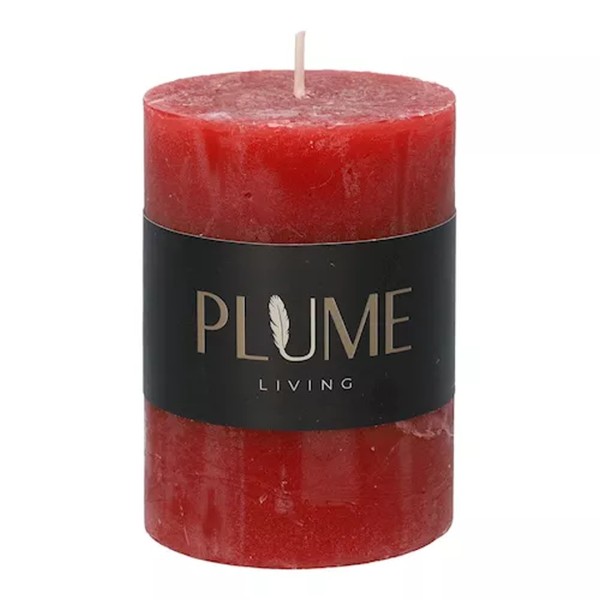 Stumpenkerze Small - Rot