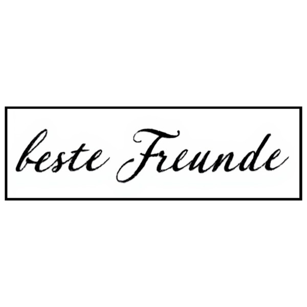 Stempel "beste Freunde"