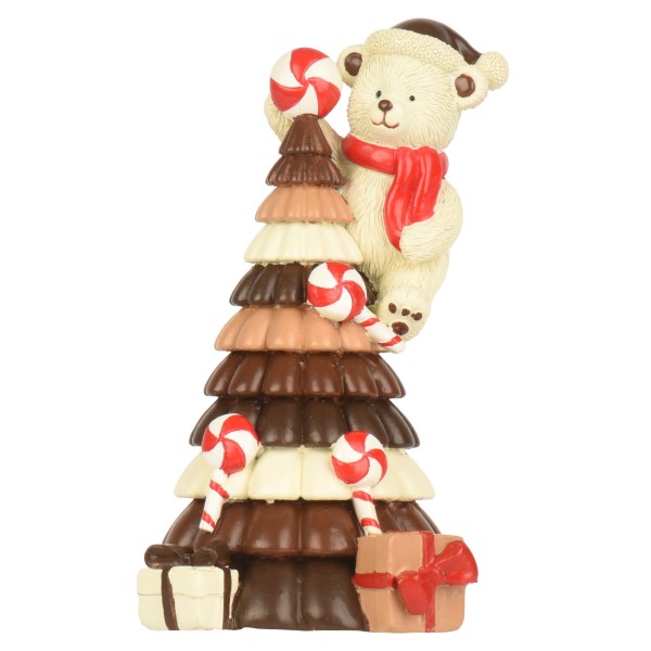 Schoko Tannenbaum mit Bär 17,5 cm K703673