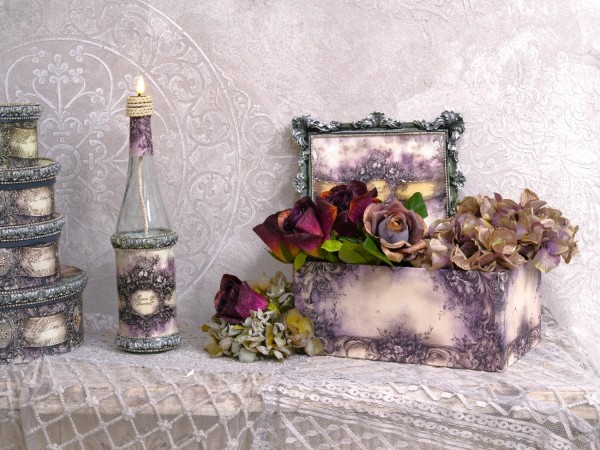 Decoupagepapier "Vintage Background" 4