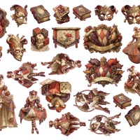 Gelaserte Elemente "Harlekin" (30 Stk.) GE-100 Gelaserte Elemente "Harlekin" (30 Stk.) GE-100