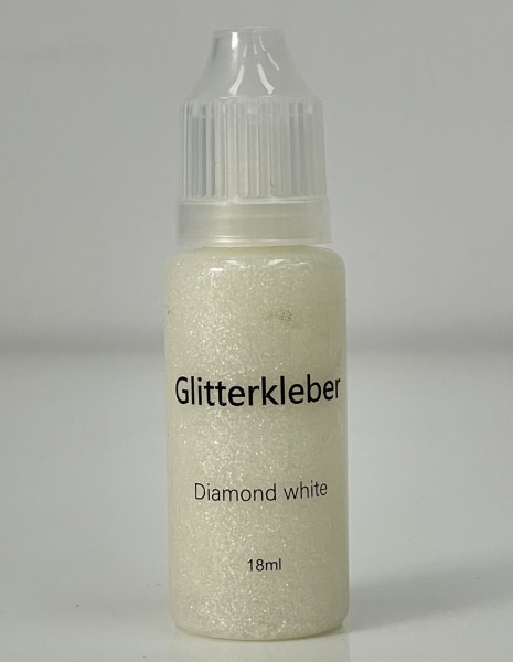 Glitterkleber Diamond White 18ml