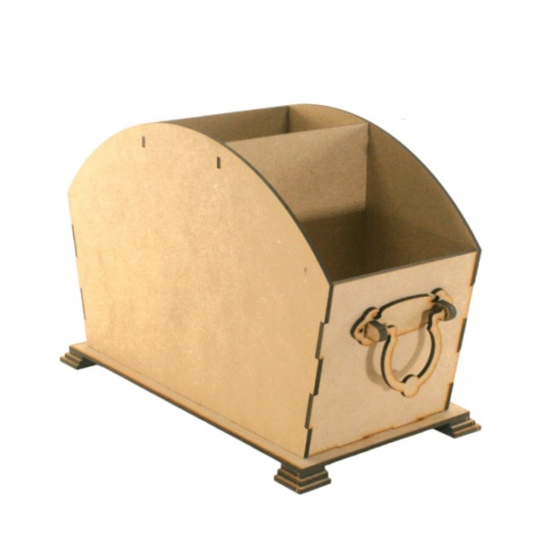 MDF Organizer mit 3 Fächern - 19 cm SMBV641S