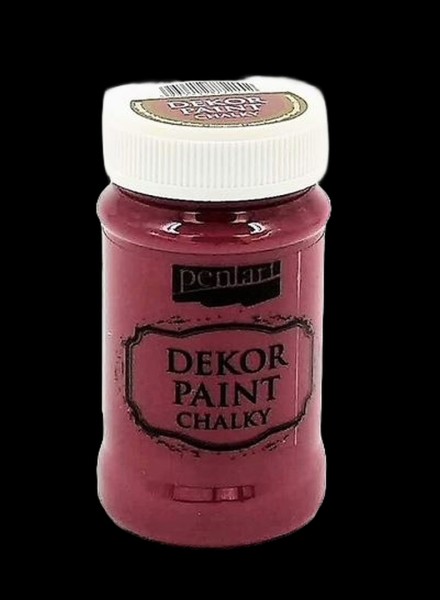 Dekor-Farbe chalky - Burgunderrot
