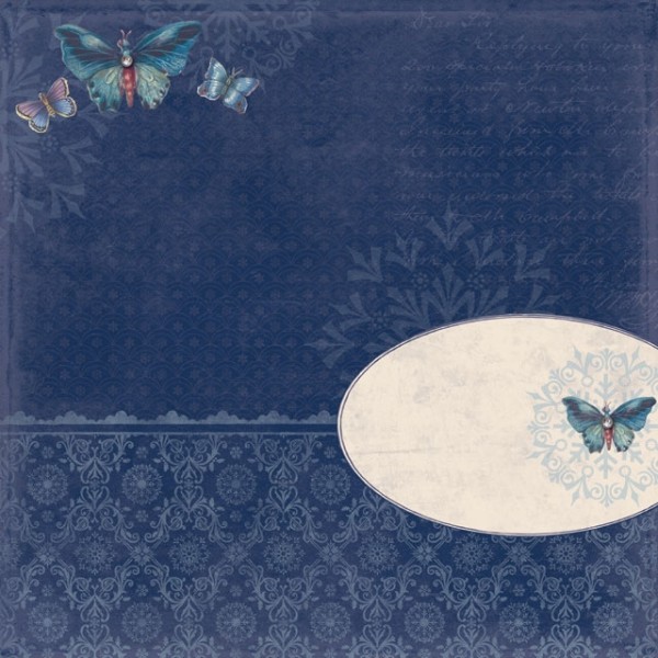 DCWV Designpapier Schmetterlinge 2 (30 x 30 cm)