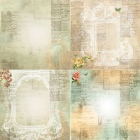 Designpapier mit Silberdruck 06 Designpapier mit Silberdruck 06