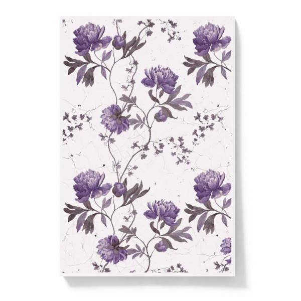 Transfermotiv "Flowers" - Lila
