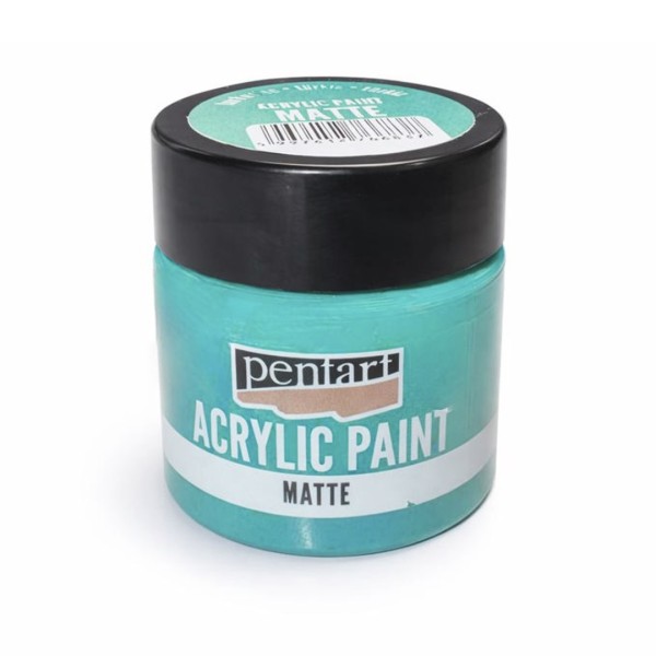 Acrylfarbe matt - Türkis - 50ml