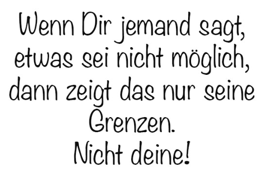 Stempel "Wenn Dir jemand sagt..."