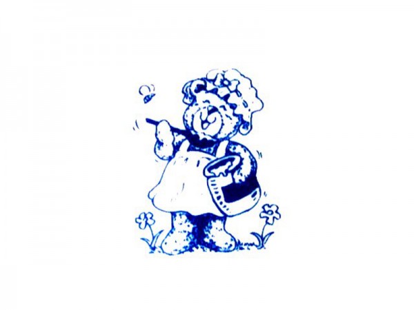 Stempel "Teddy mit Honig"