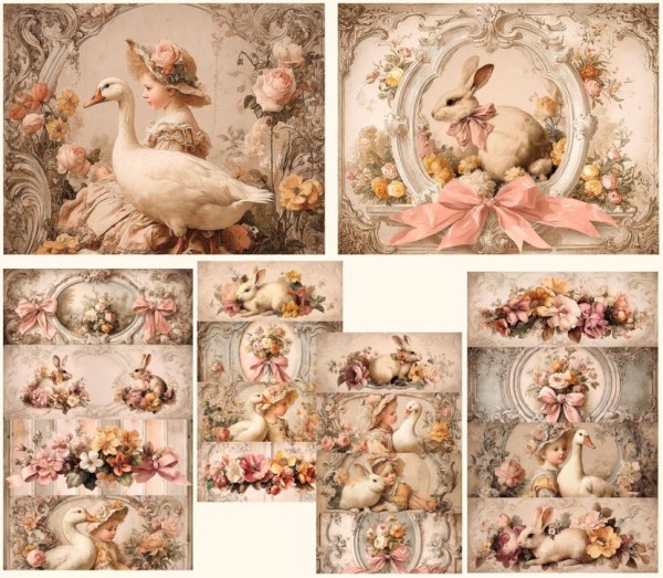 Schrumpfbanderolen Set "Spring" Banderolen 35