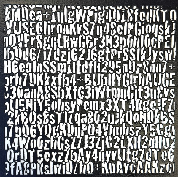 Schablone "Schriftzeichen"