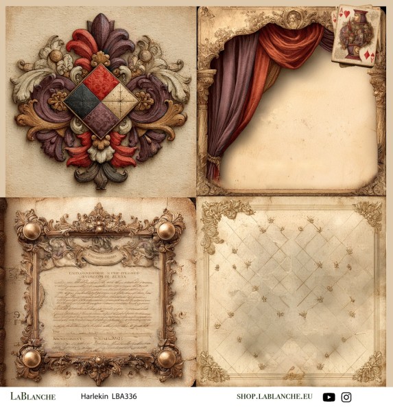 Designpapier "Harlekin 1"