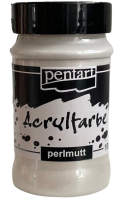 Acrylfarbe Perlmut-weiß (100ml) Acrylfarbe Perlmut-weiß (100ml)