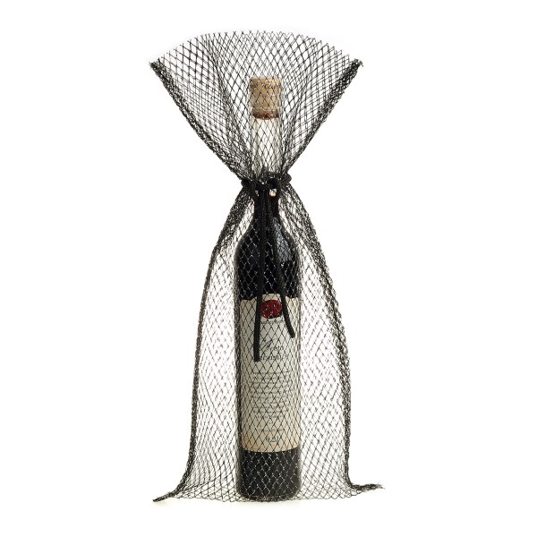 Dekotasche "Netz" 40x20cm - silber V4295F.4020.84