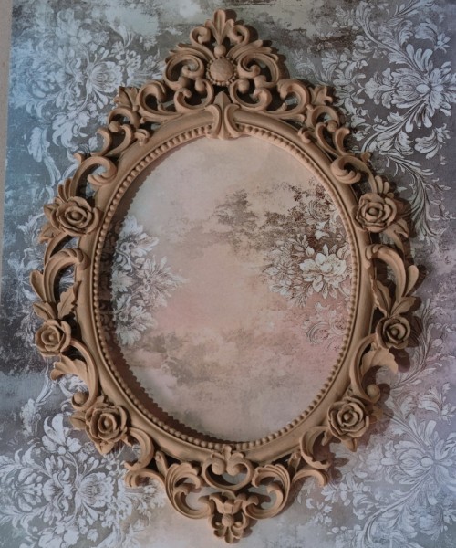 Holzrahmen "Ornamente Oval" 41cm D7423