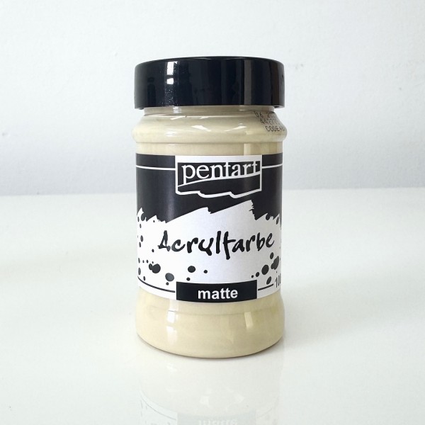 Acrylfarbe matt - Beige - 100ml