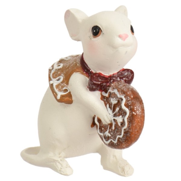 Maus mit Plätzchen, Junge 6,5 cm K704498a