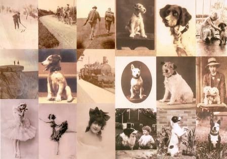 Keramikpapier mit nostalgischen Motiven I SL010