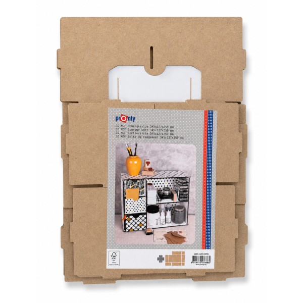 MDF Set "Sortierkiste" 345x127x259mm 460.423.650