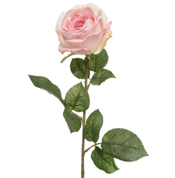 Kunstblume Rose - Puderrosa