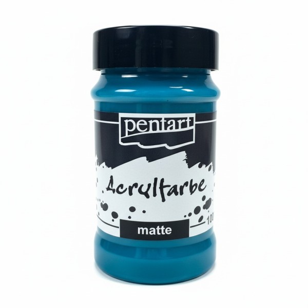 Acrylfarbe Türkisblau matt - 100ml
