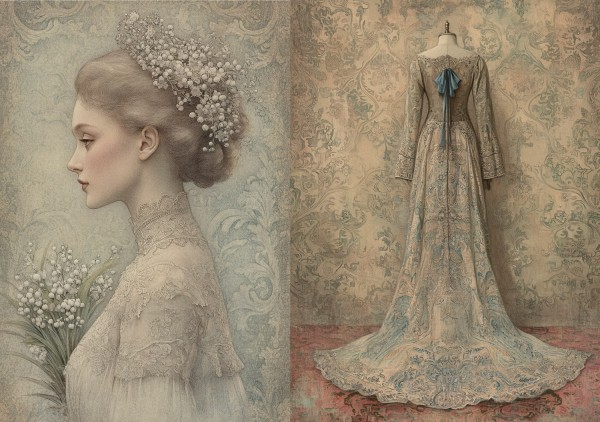 Reispapier "Vintage Flowers" 2