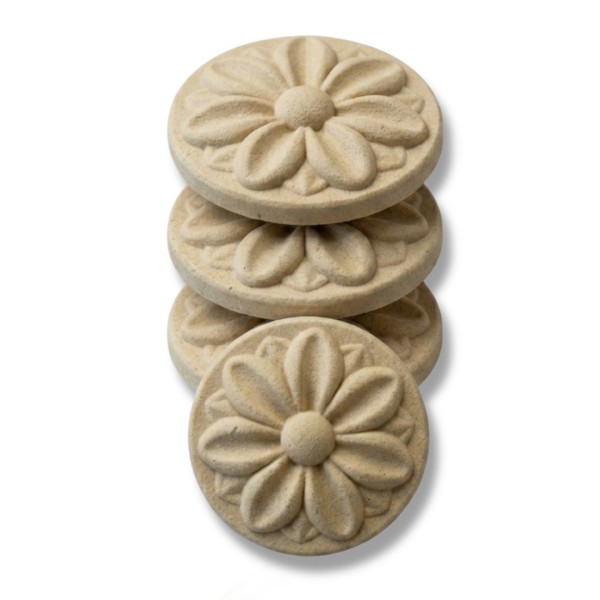 Runde MDF Ornamente (4Stk.)