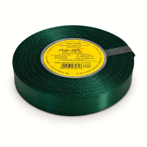Dekoband "Satin" Grün- ca. 32m FX066#335