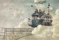 Decoupagepapier "Steampunk" 4 Decoupagepapier "Steampunk" 4