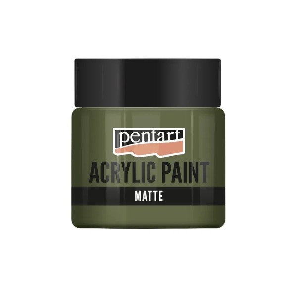Acryl Farbe Matt - Khaki 50ml P13112