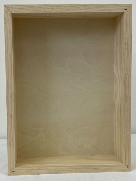 Shadowbox 30 x 40 x 9 cm Natur