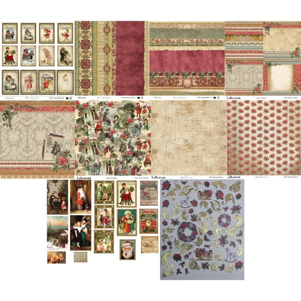 Weihnachtsset Sonderangebot – Designpapiere, Tags & Laser-Elemente