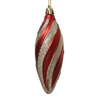 Deko Anhänger "Weihnachten" abgerundet - Rot/Matt K028106-b Deko Anhänger "Weihnachten" abgerundet - Rot/Matt K028106-b