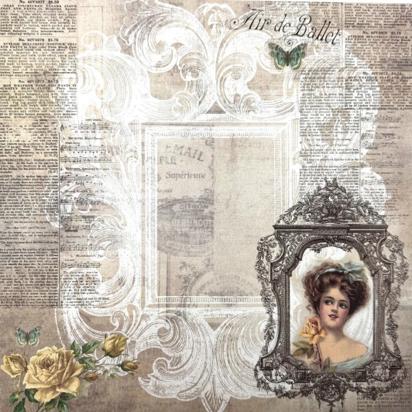 Designpapier "Ladies" 1