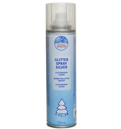 Glitterspray - silber