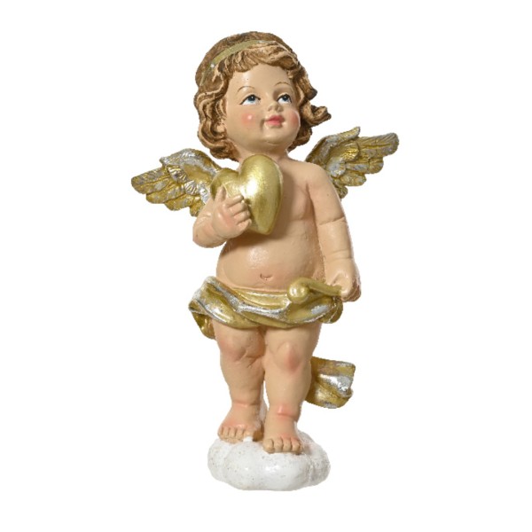 Engel mit Herz – Gold – 15 cm