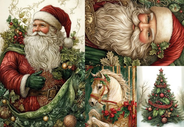 Decoupagepapier "Weihnachten 2025" 2