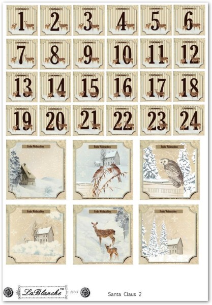 Keramikpapier "Santa Claus 2"