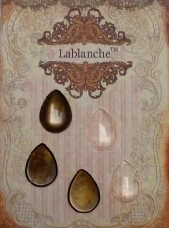 Minirahmen & Cabochons - Tropfen