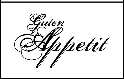 Stempel "Guten Appetit"