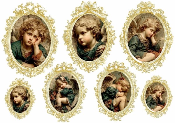 Wasser-Transfer "Engel und Ornamente" - 1