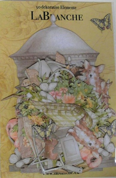 Gelaserte Elemente "Spring Garden" (50 Stk.)