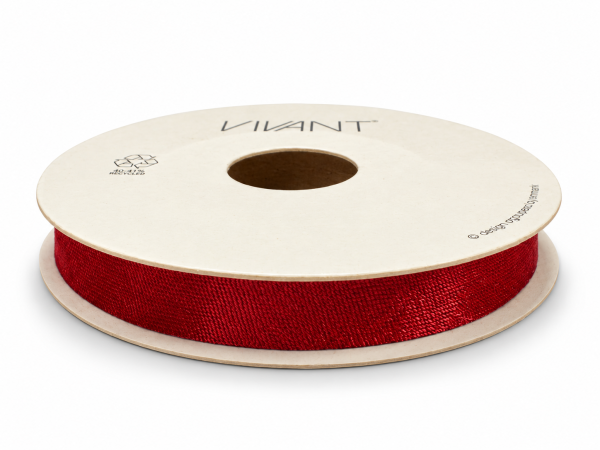 Dekoband "Velvet ice" - Rot - 5m V4800.0510.20