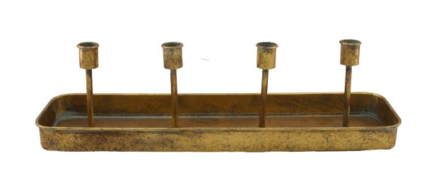 Kerzenhalter "Gold" - groß