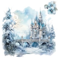 Porzellansticker "Wintermärchen ´24" 2 Porzellansticker "Wintermärchen ´24" 2